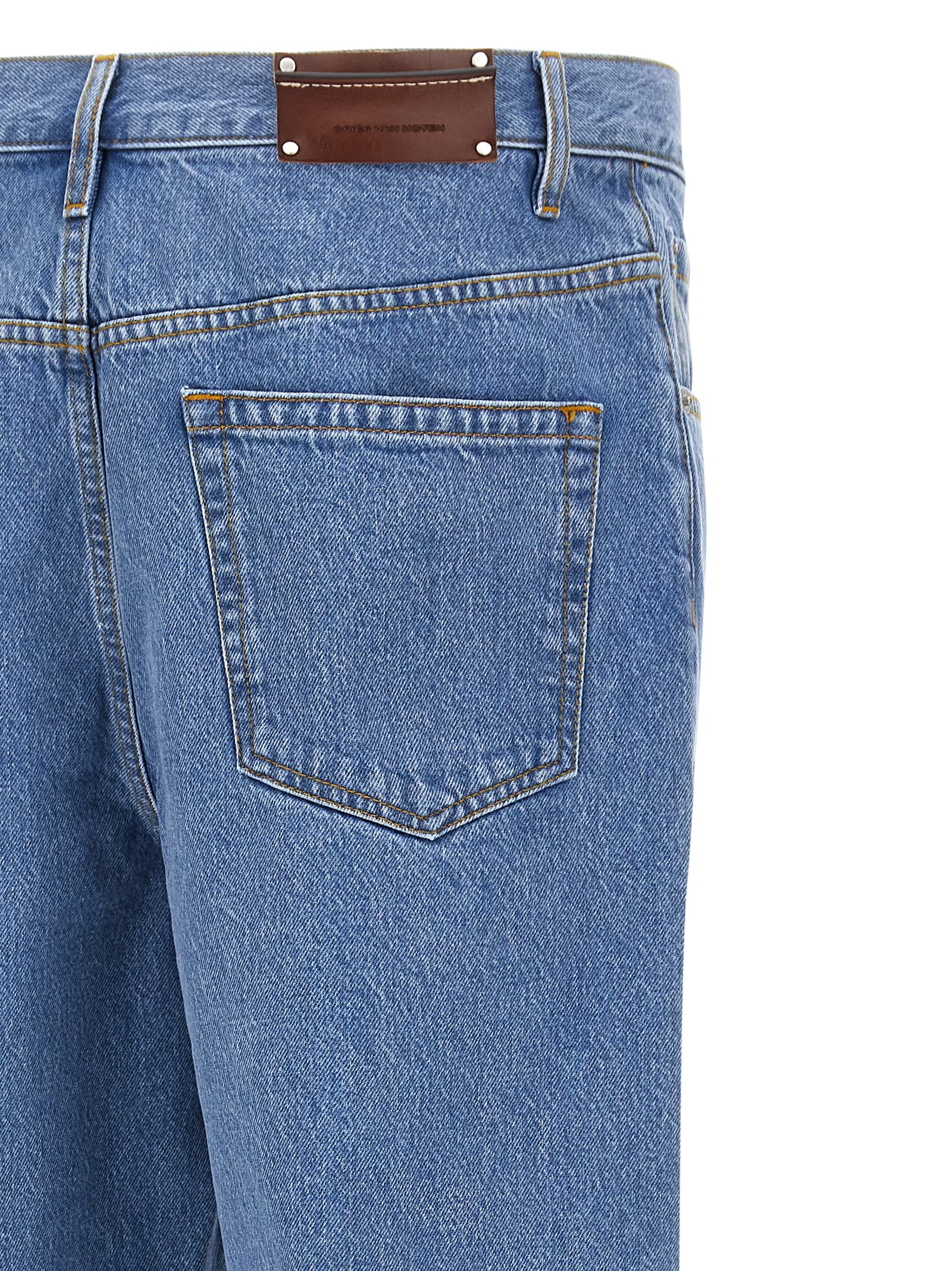 Dries Van Noten Pine Jeans In Blue