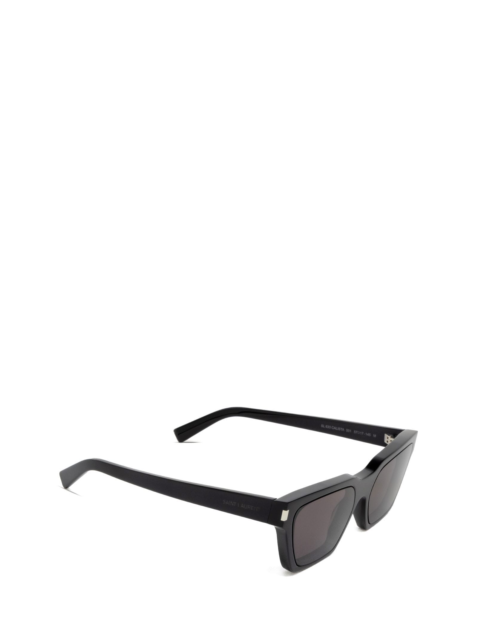 Shop Saint Laurent Sl 633 Black Sunglasses
