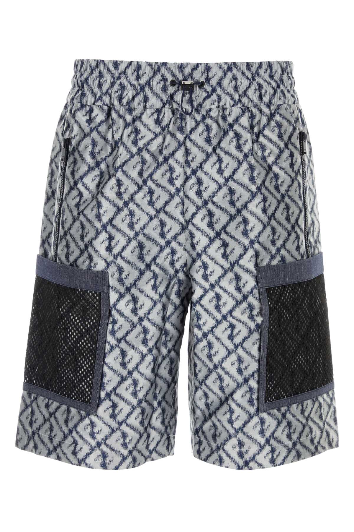 Embroidered Bermuda Shorts