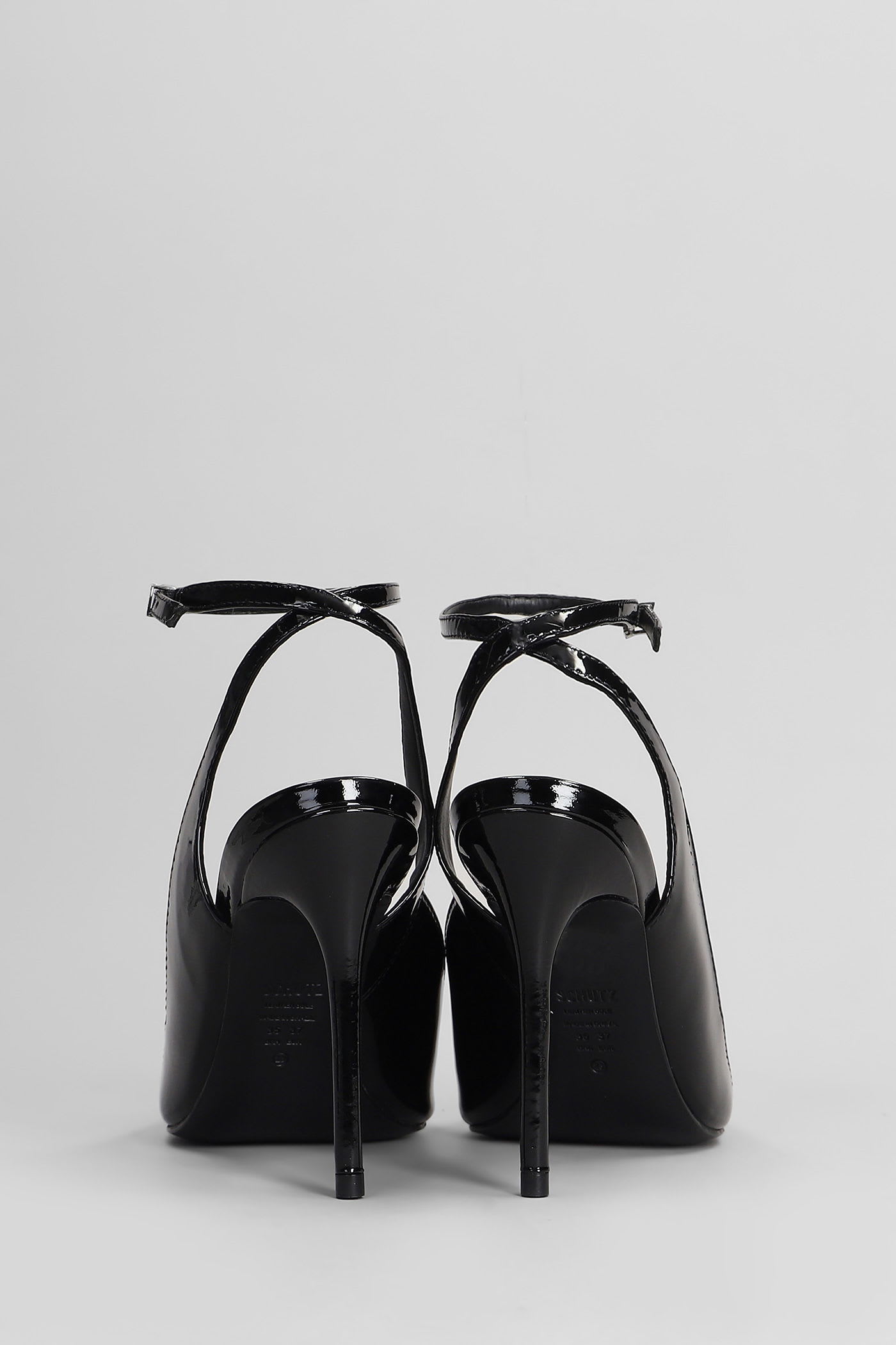 Schutz Pumps In Black Patent Leather In Black