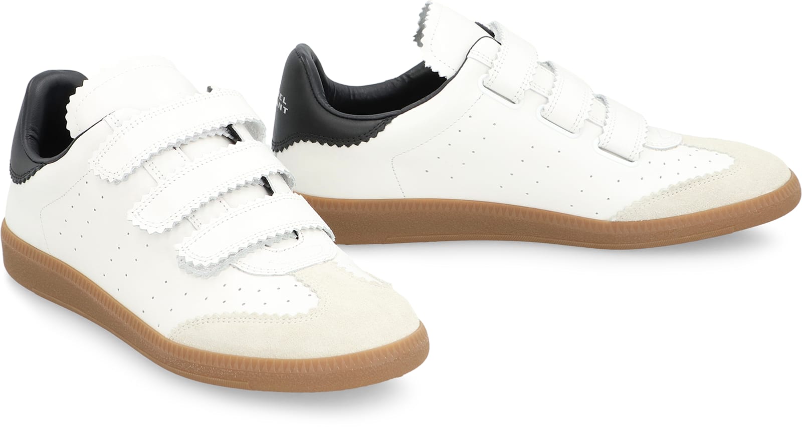 Isabel Marant Beth Leather Low-top Sneakers In White
