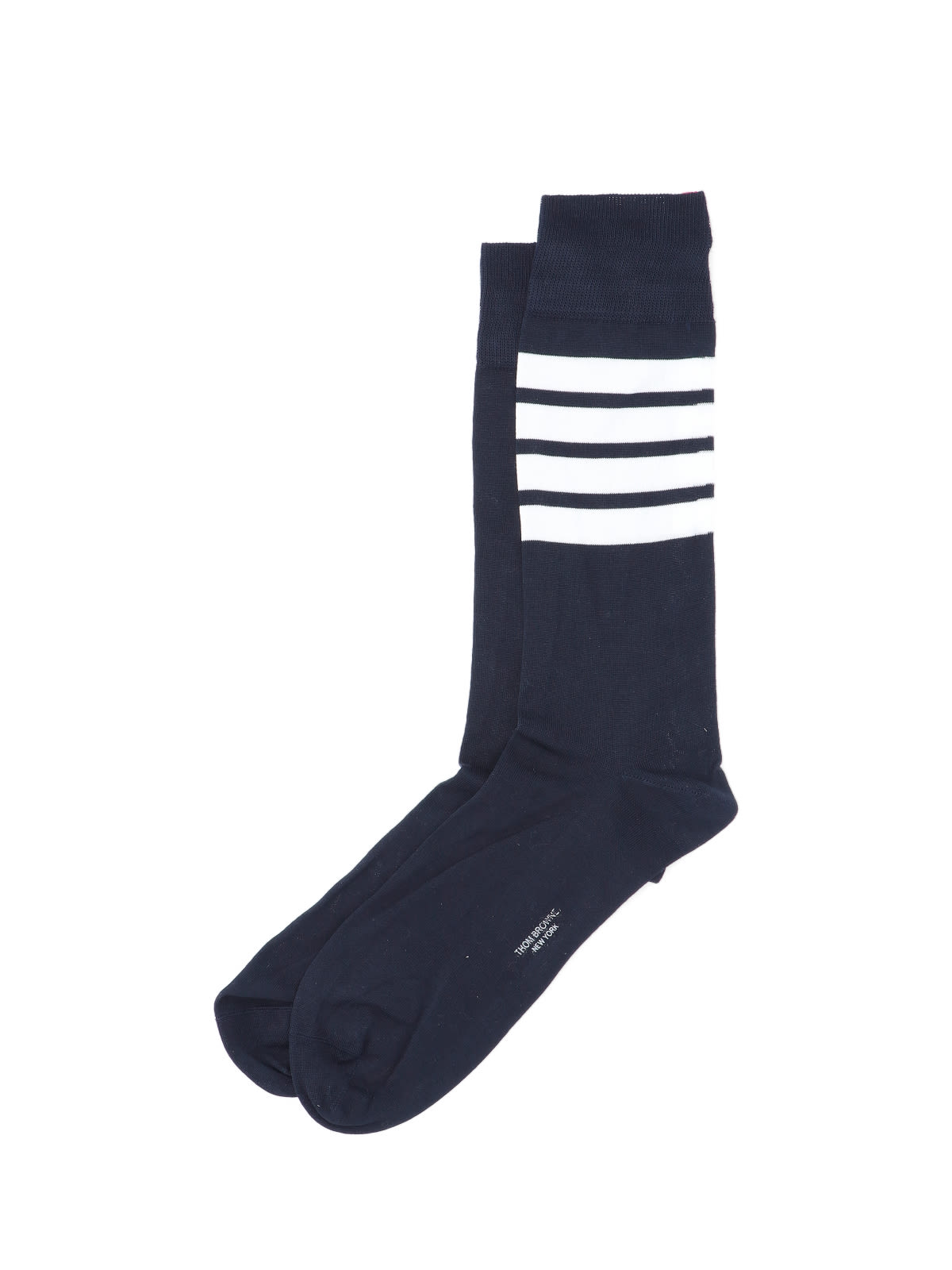 Shop Thom Browne 4-bar Socks In Blue