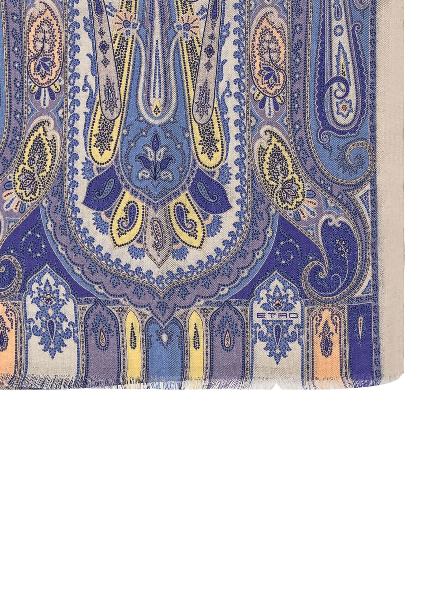 Shop Etro Paisley Scarf In Variante Abbinata