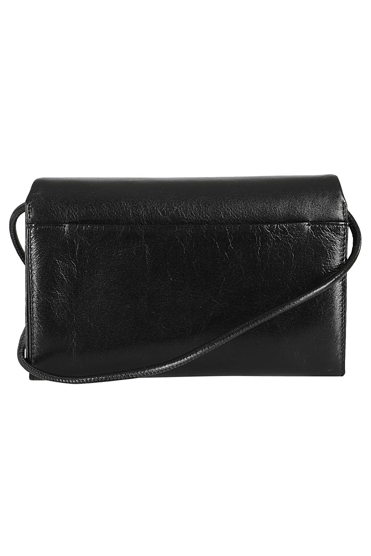 Shop Ami Alexandre Mattiussi Wallet Strap Voules Vous In Black