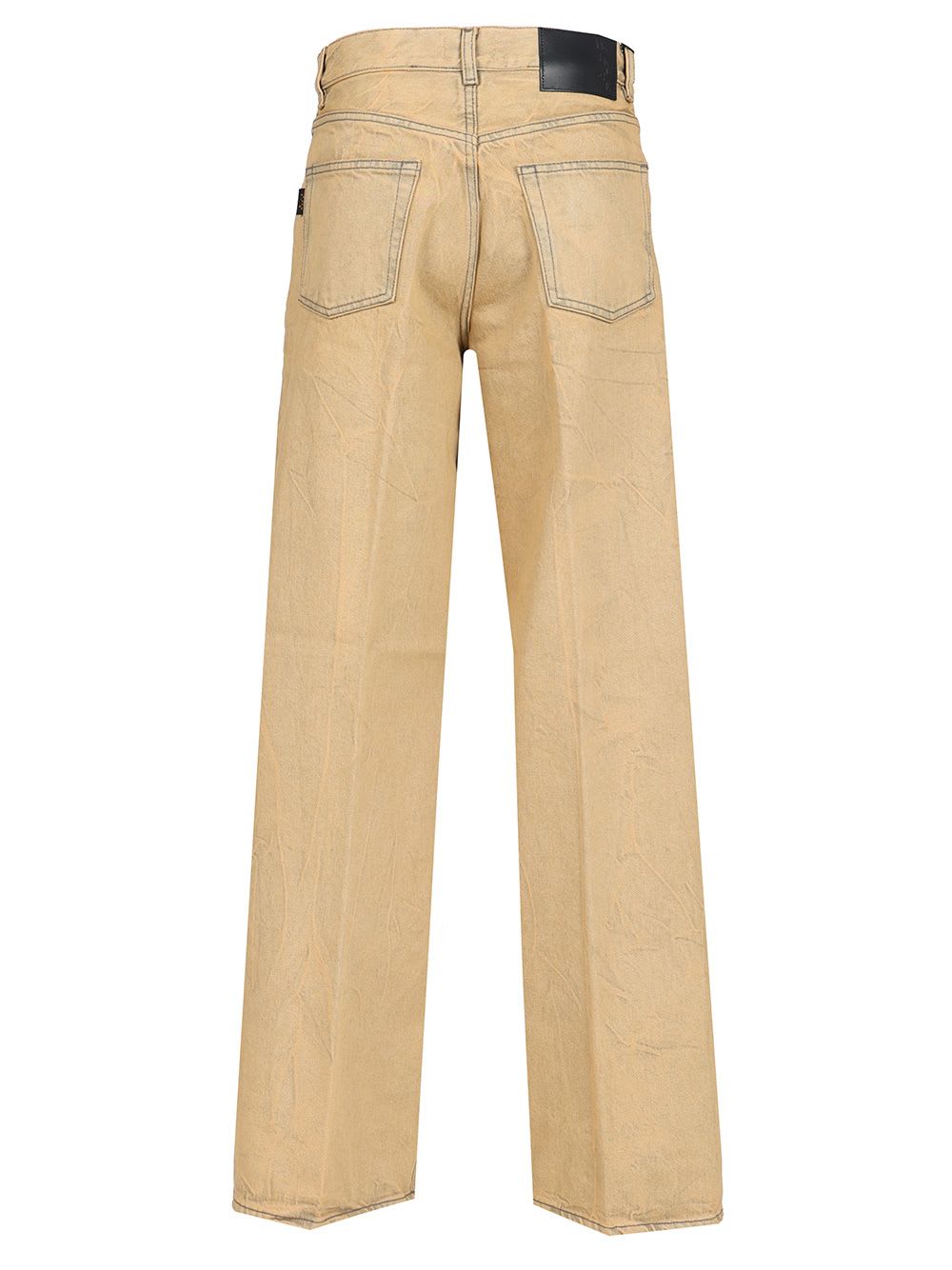 Haikure Bethany Overdyed Jeans In Overdyed Camel