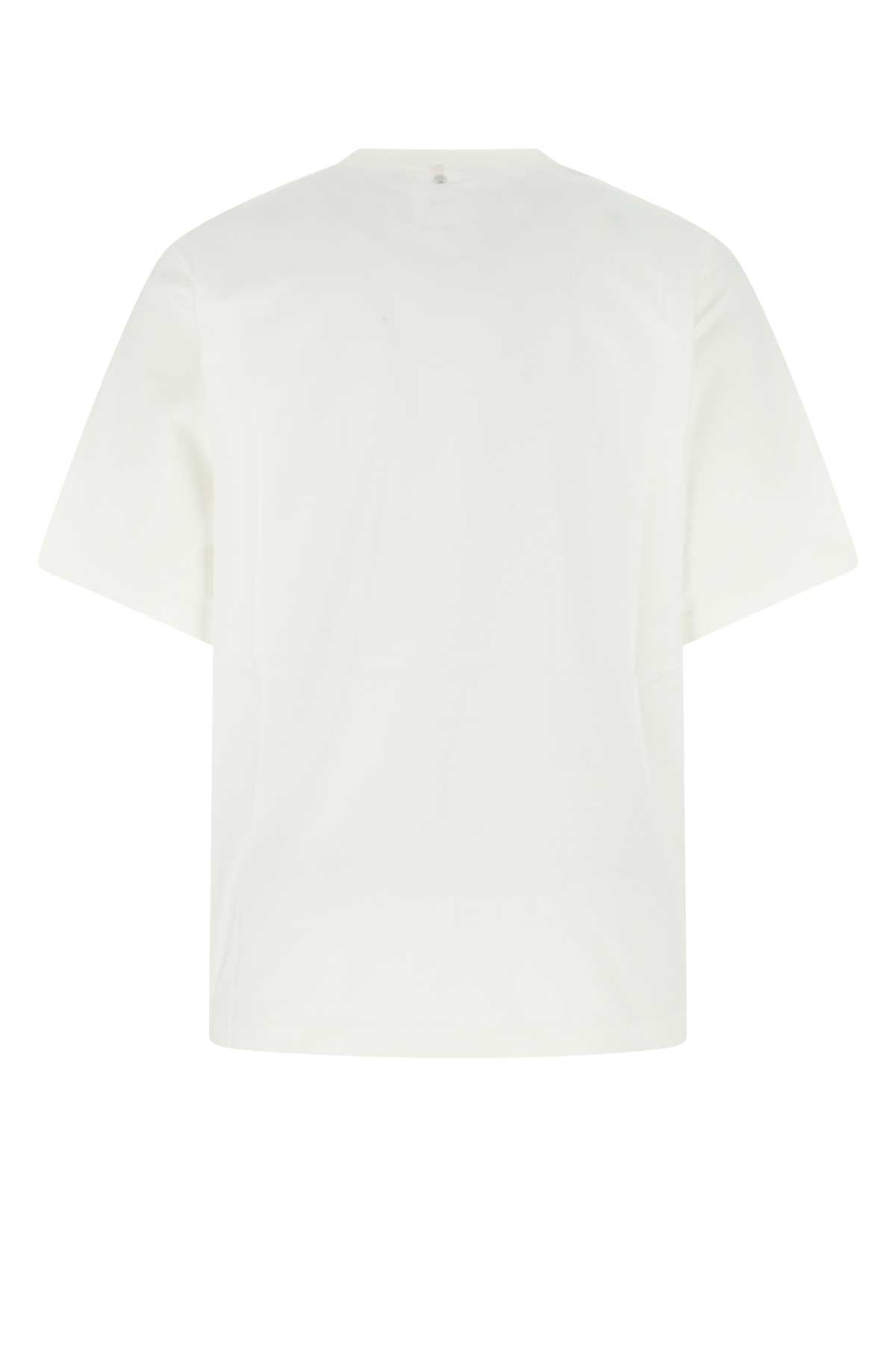 Shop Oamc White Cotton Oversize T-shirt In 101