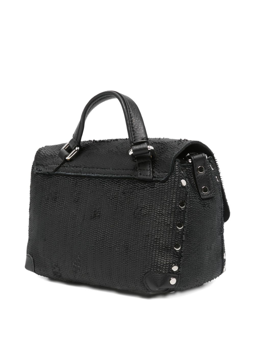 Zanellato Postina Cbi Baby Leather Handbag In Black