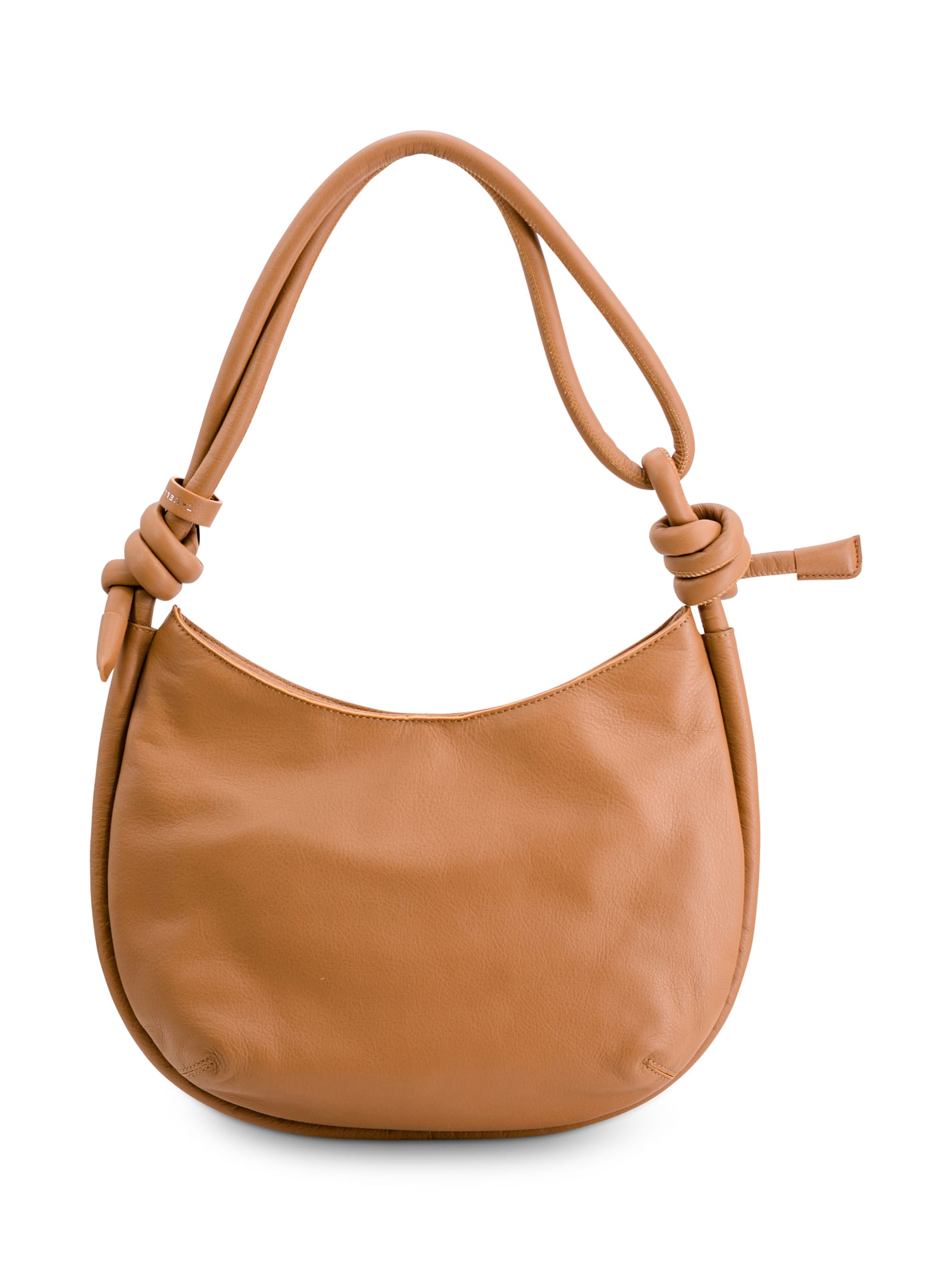 Shop Zanellato Small Demi Leather Shoulder Bag In Beige
