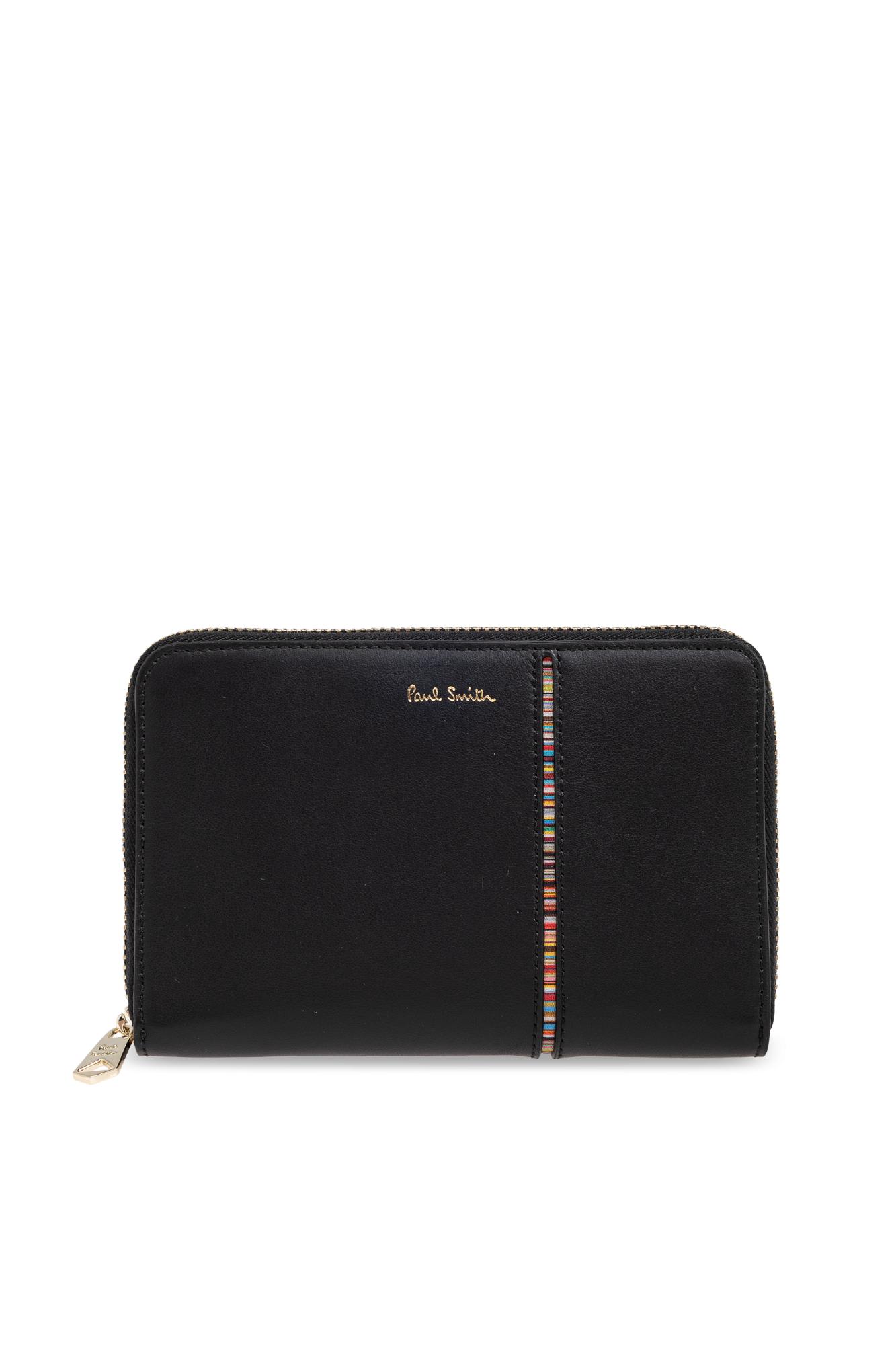 Shop Paul Smith Wallet With Logo In Black