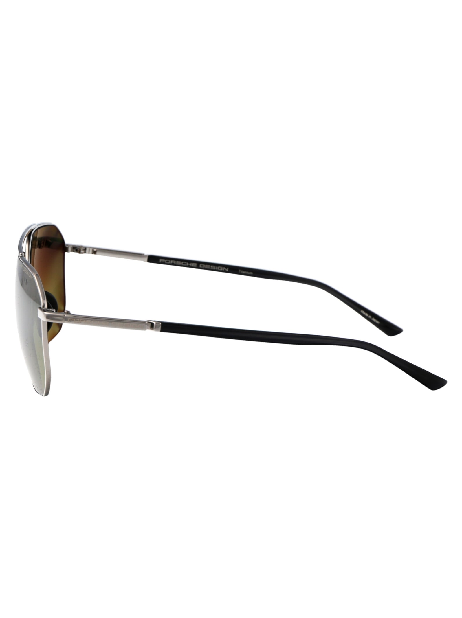 Shop Porsche Design P8967 Sunglasses In B417 Palladium Grey