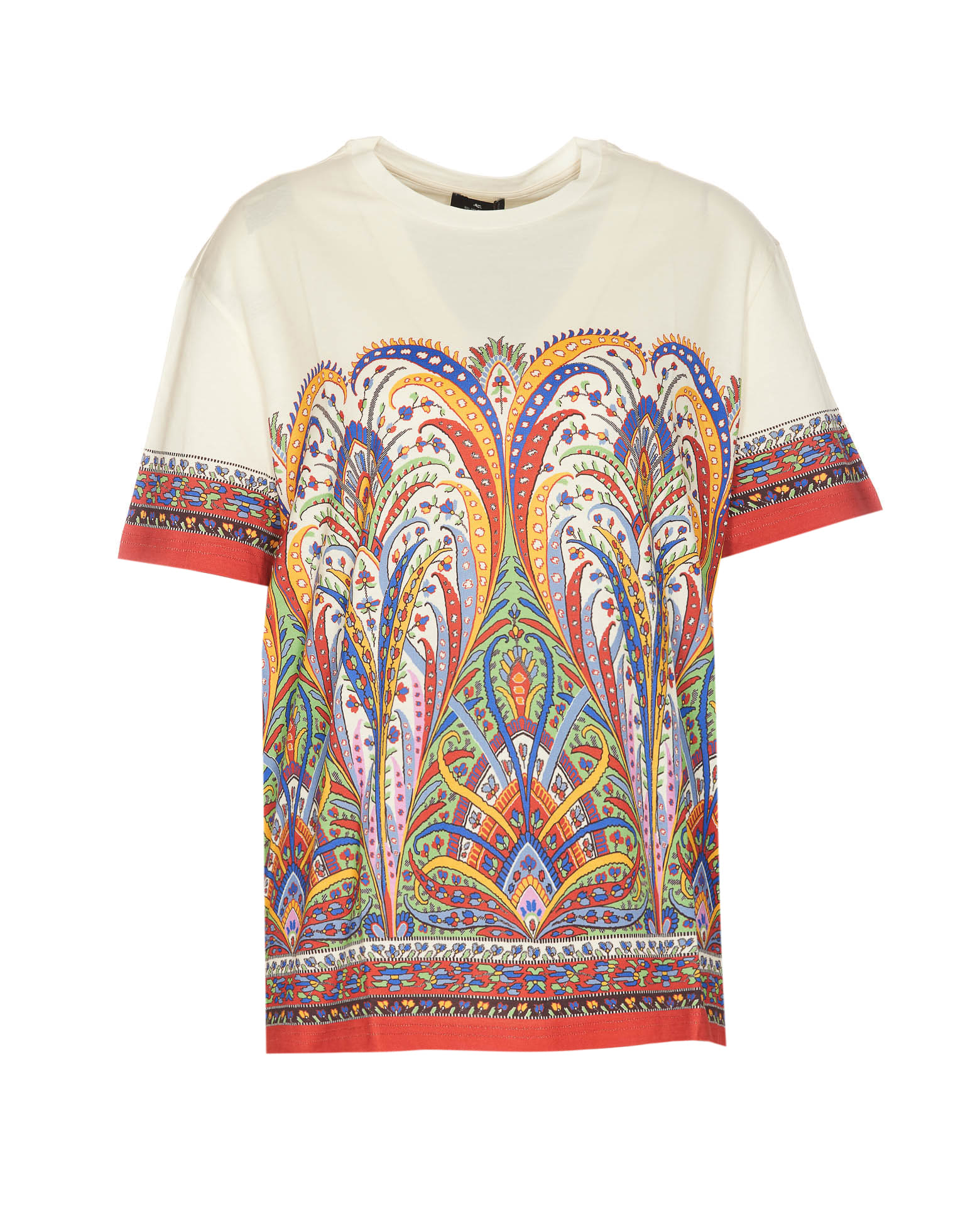 Shop Etro Printed T-shirt In Multicolour