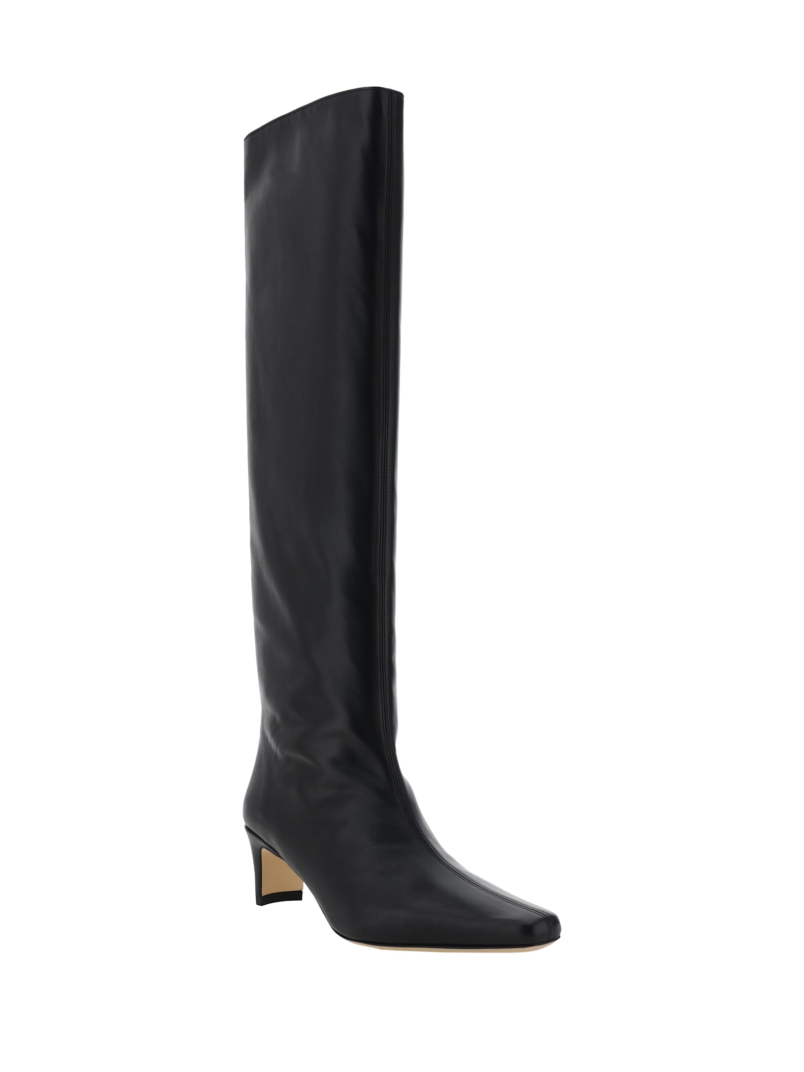 Shop Staud Wally Boots In Black