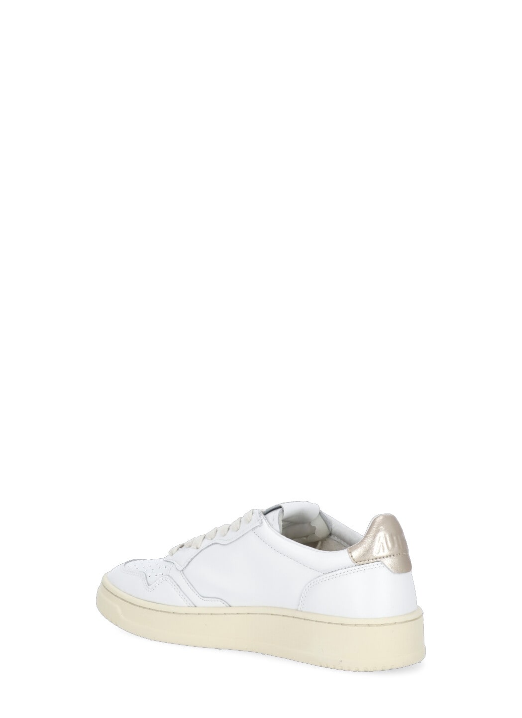 Shop Autry Medalist Leather Low-top Sneakers In White