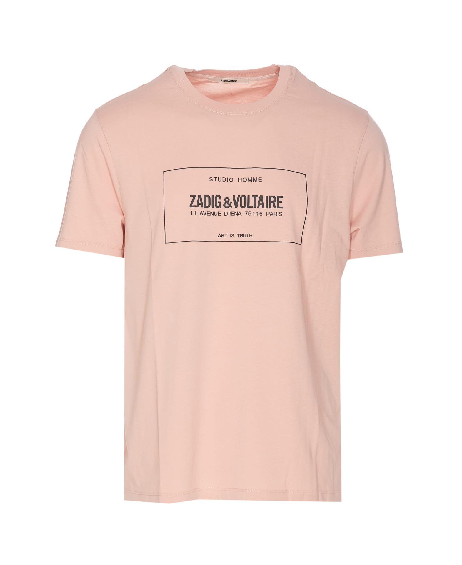 Zadig &amp; Voltaire Ted Blason T-shirt In Pink