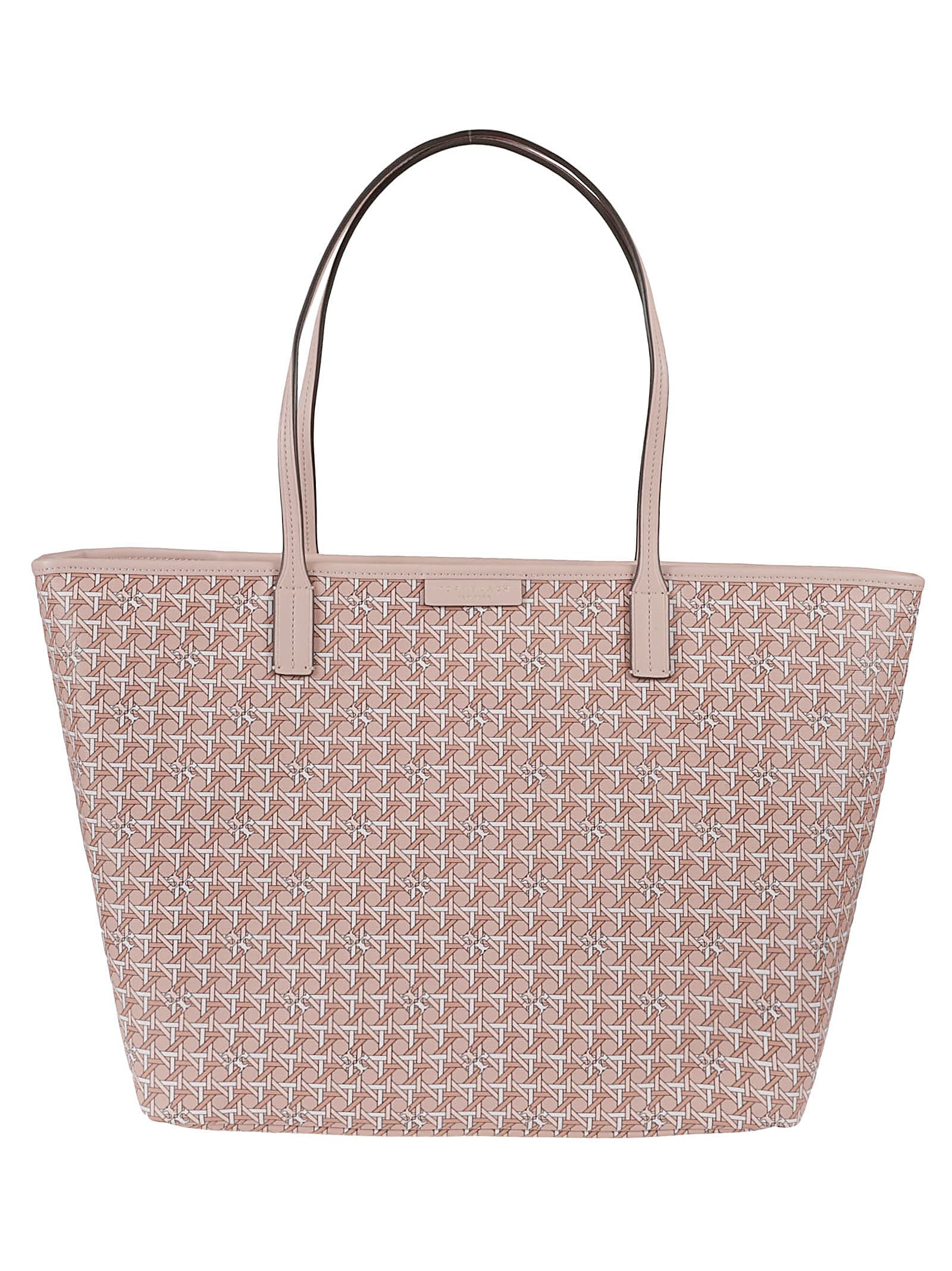 Tory Burch Coated Canvas Zip Tote - Winter Peach - Monkee's of the