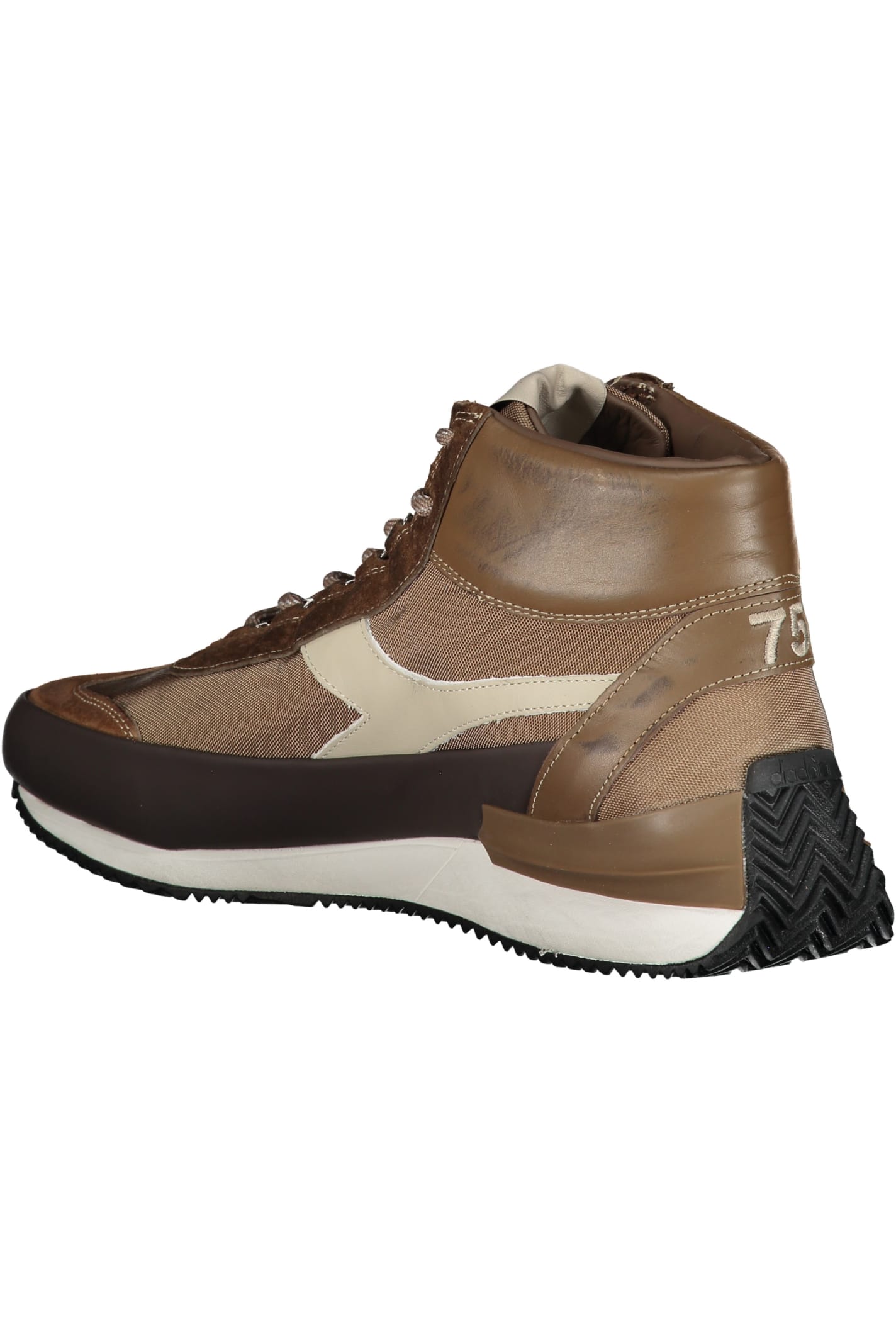 Shop Diadora Leather Sneakers In Brown