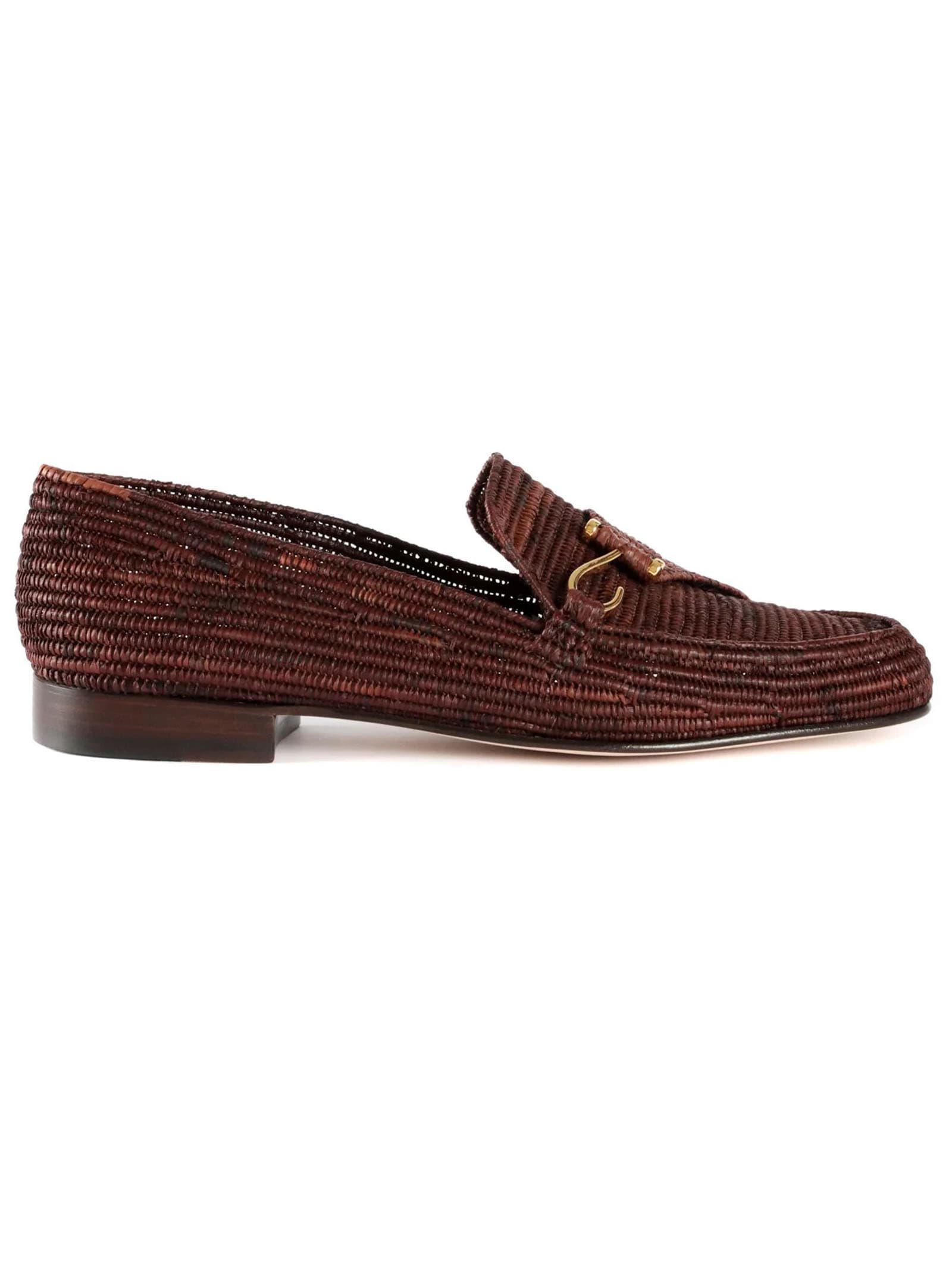 Aghadir Brown Straw Loafer