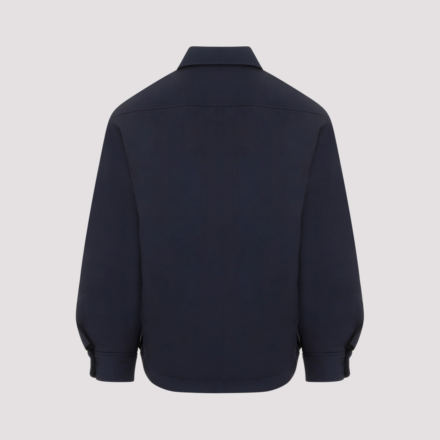 Shop Jacquemus La Chemise Boulanger Shirt In Dark Navy