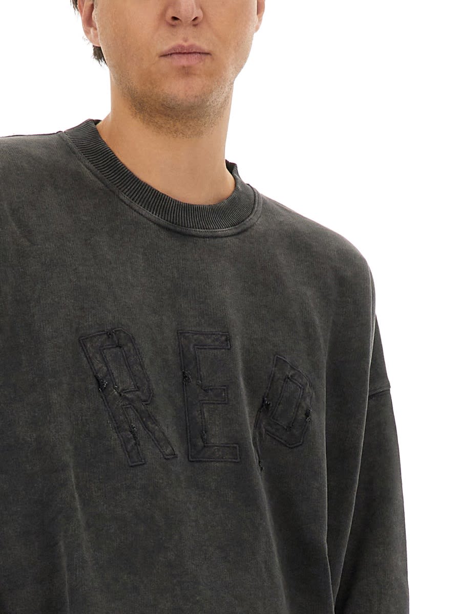 Shop Represent Rep Applique Sweatshirt In Black