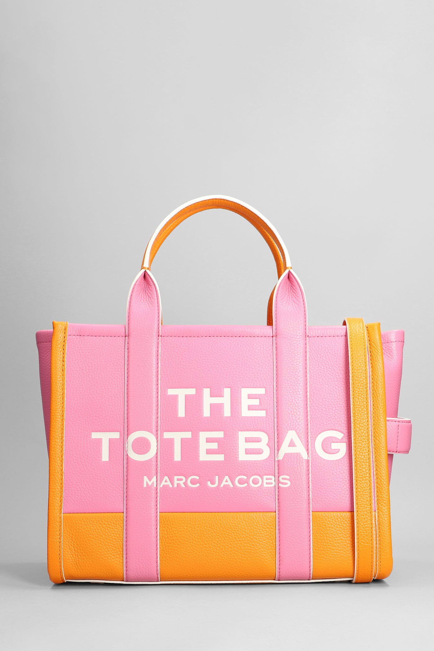 トートバッグ MARC JACOBS ROSE LEATHER THE MEDIUM TOTE BAG Marc Jacobs Women's Medium Tote Bag, Rose, Full Grain