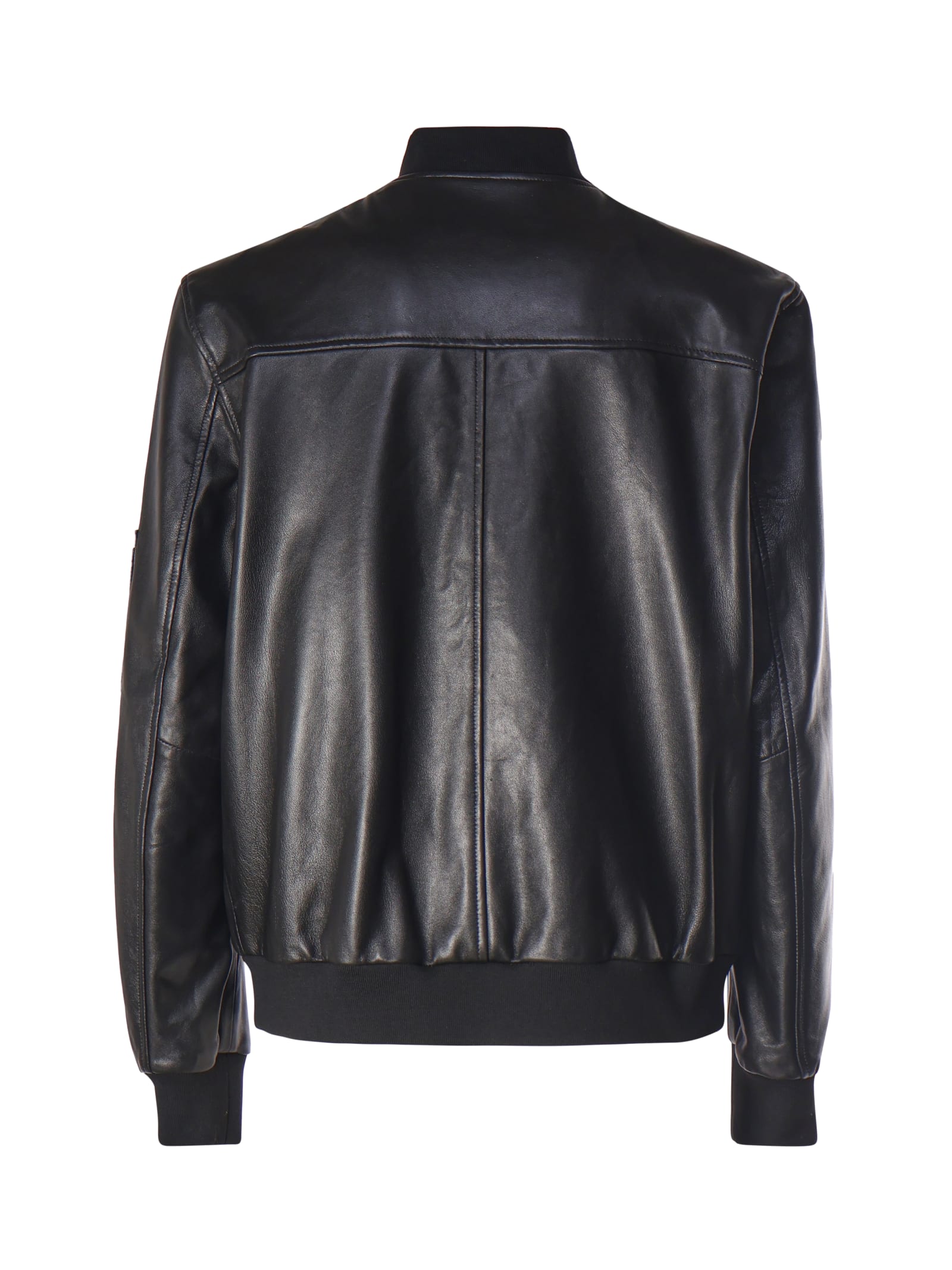 Shop Mauro Grifoni Cowskin Jacket In Black