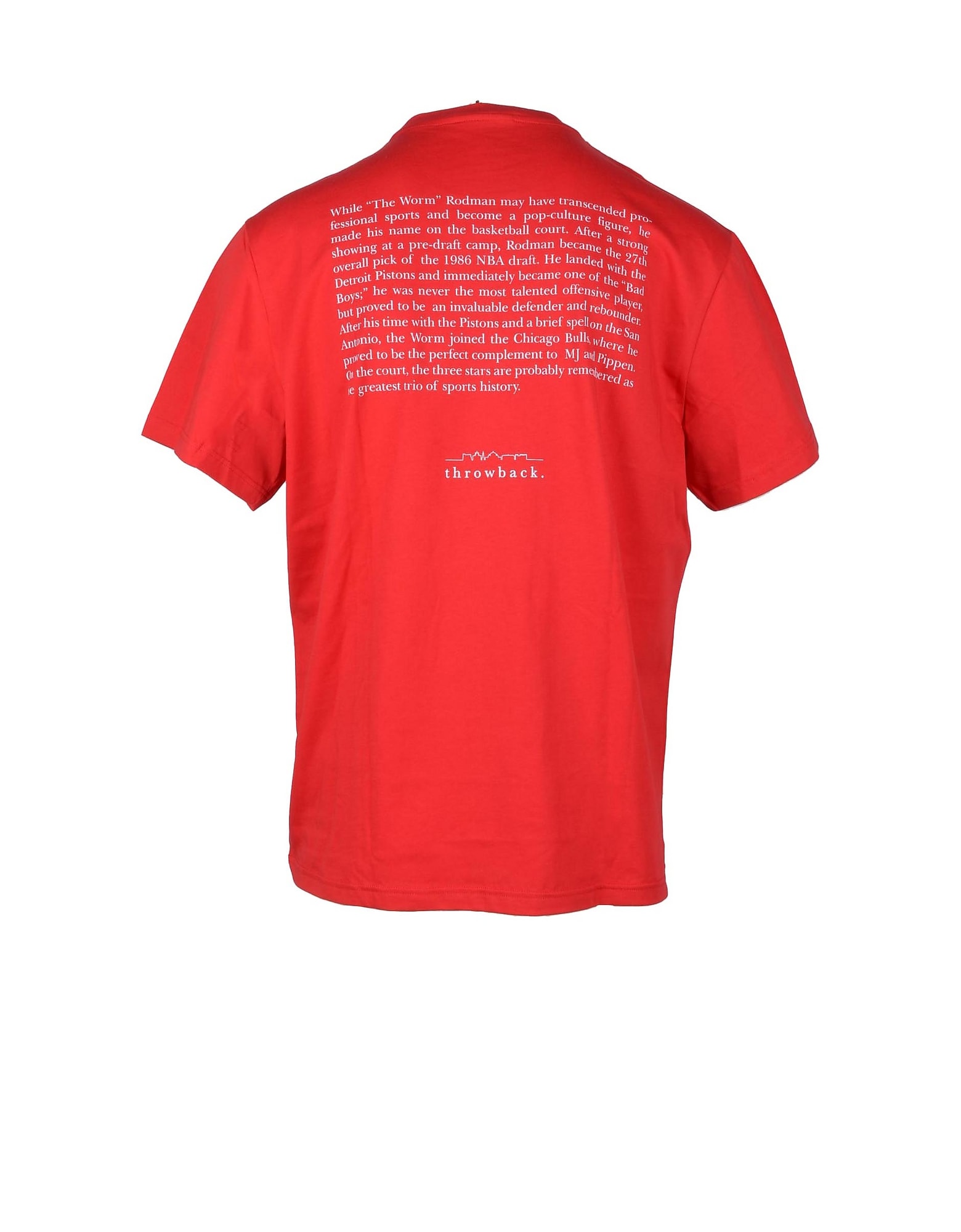 Throwback Mens Red T-shirt