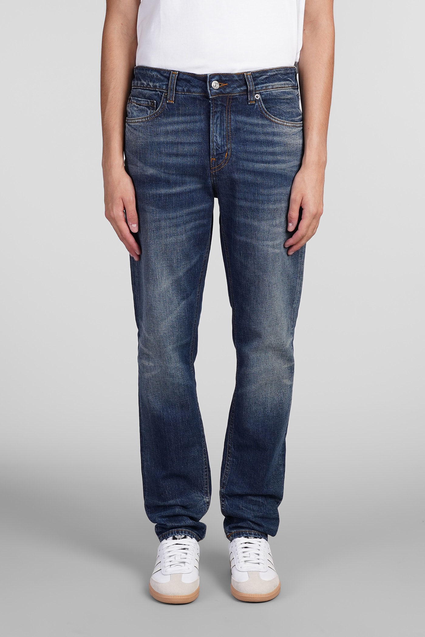 Shop Haikure Cleveland Jeans In Blue Cotton