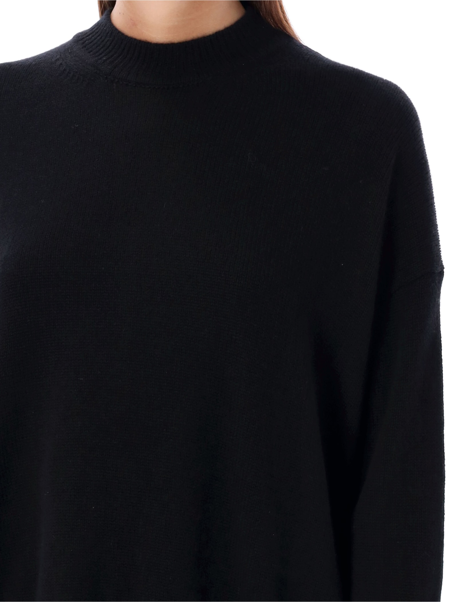 Shop Jil Sander Cashmere Knit In Black