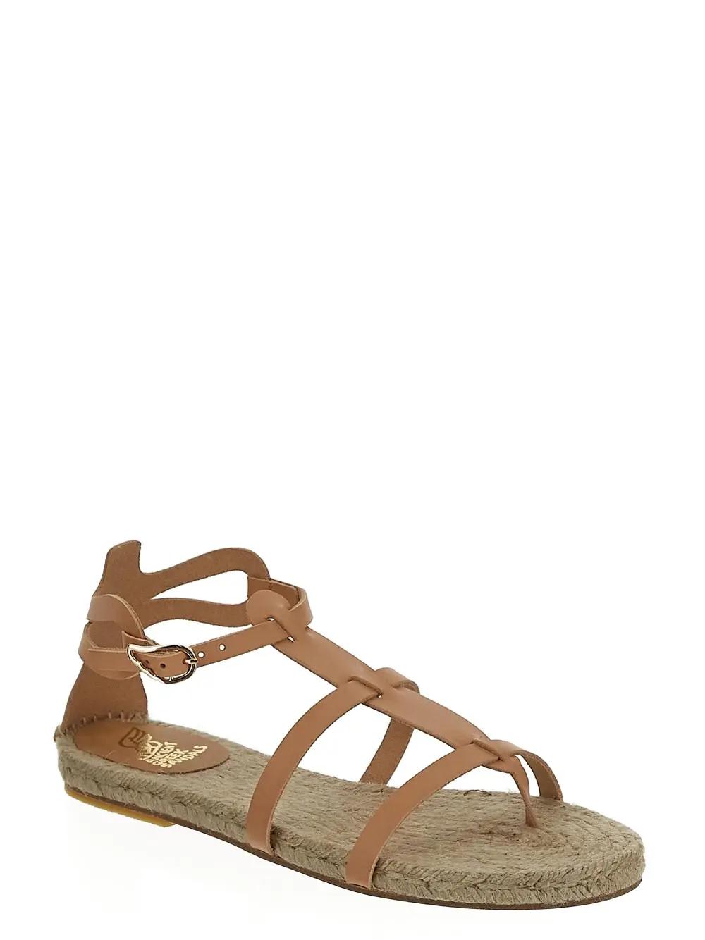 Shop Ancient Greek Sandals Delos Sandal In Cream