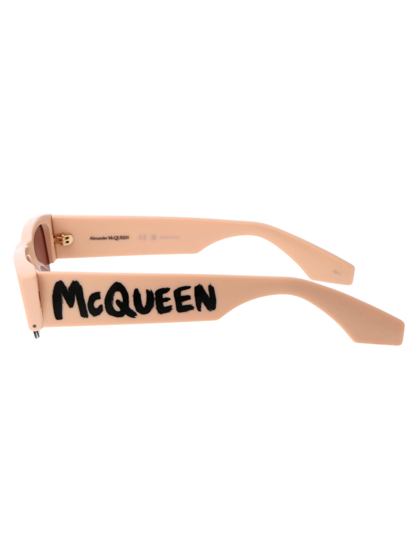 Shop Alexander Mcqueen Am0404s Sunglasses In 003 Pink Pink Pink