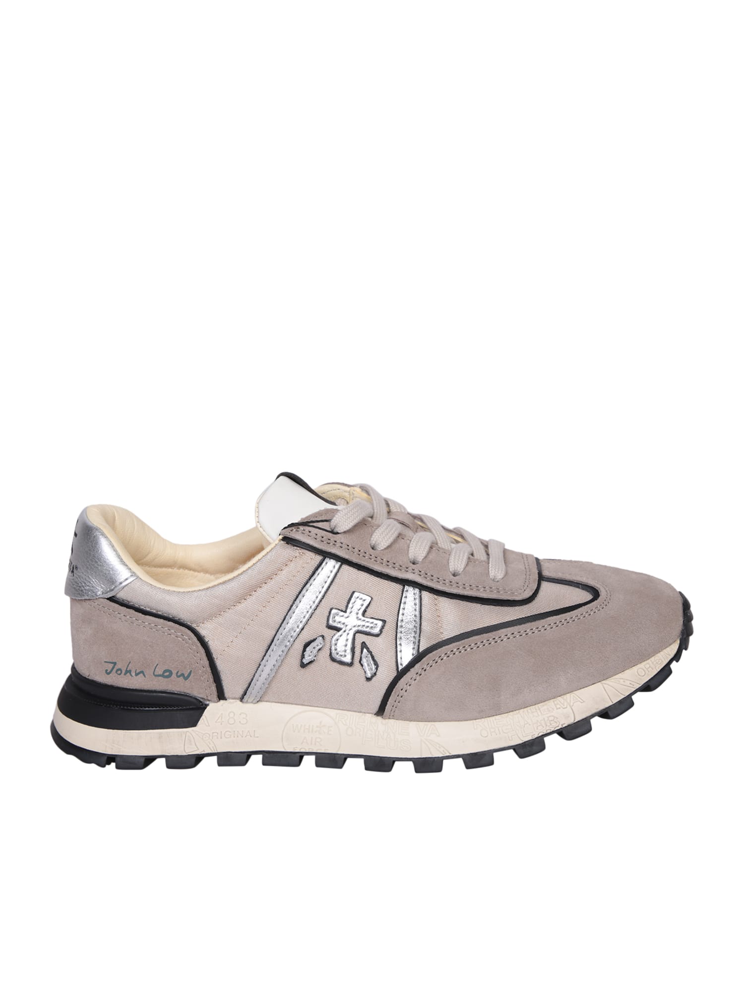 Johnlow Silver/beige Sneakers