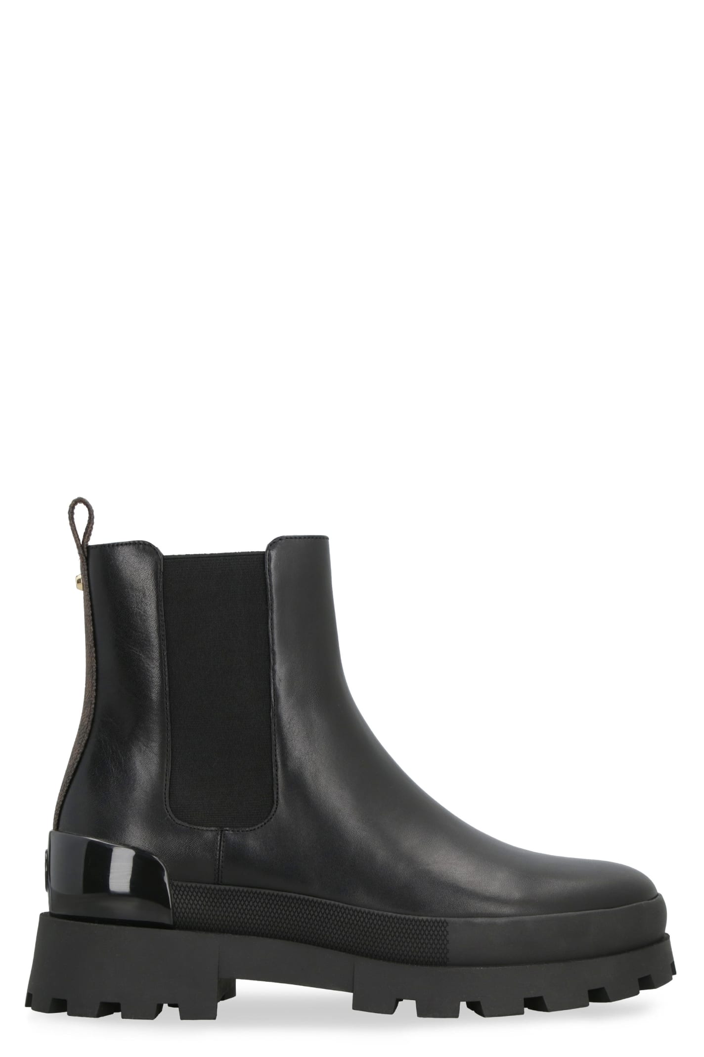 Shop Michael Kors Clara Leather Ankle Boots In Nero