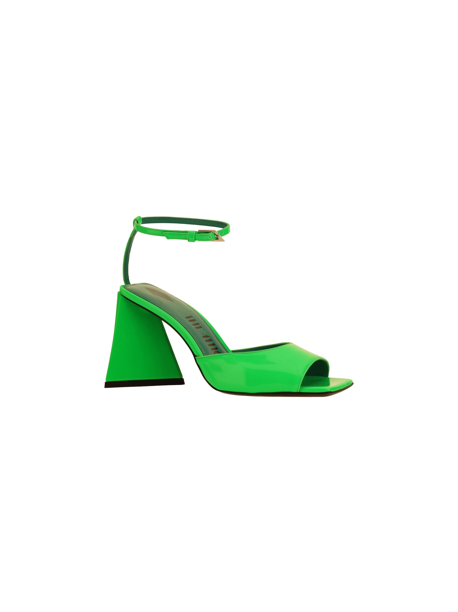 Shop Attico Piper Sandals In Green