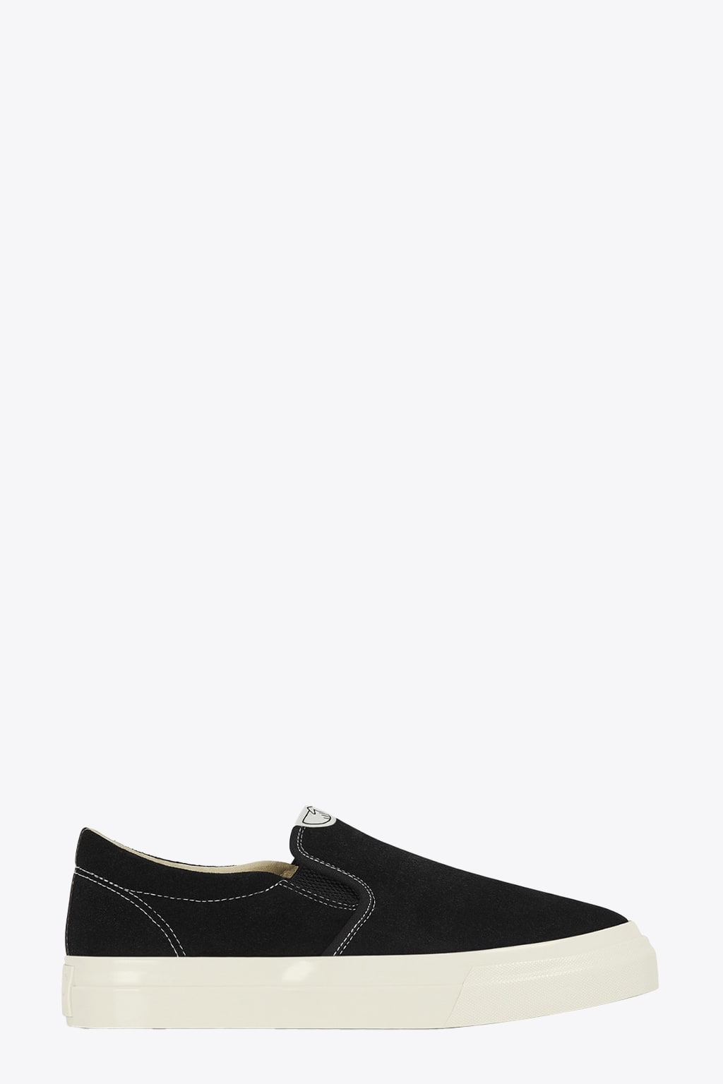 S.W.C Stepney Workers Club Lister M Suede Black suede slip-on sneaker - Lister m suede