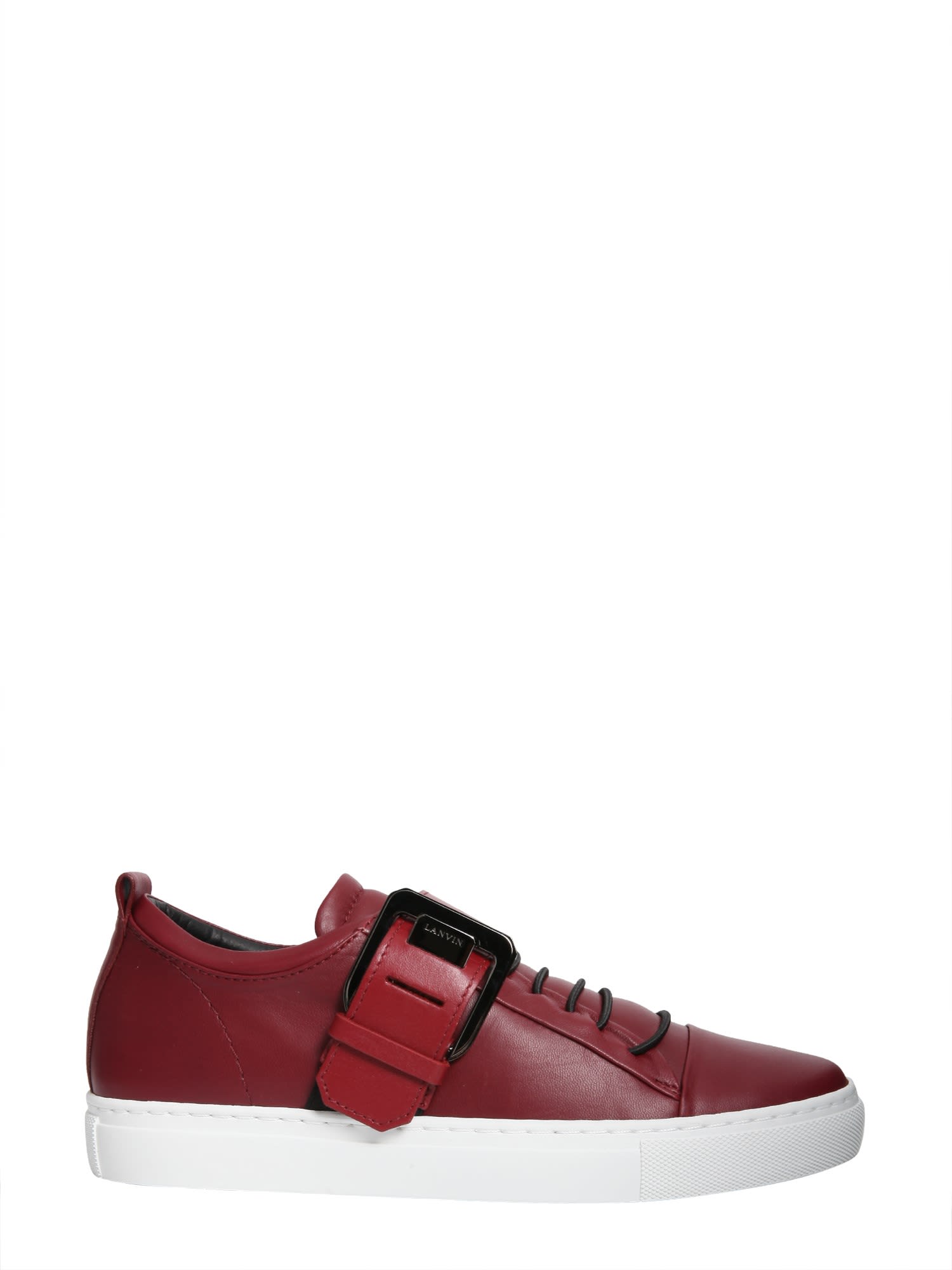 Lanvin Low-top Square Buckle Sneakers