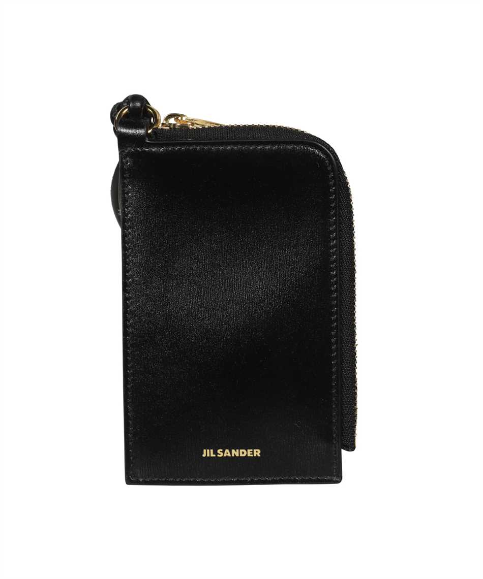 Jil Sander Leather Coin Purse In Black