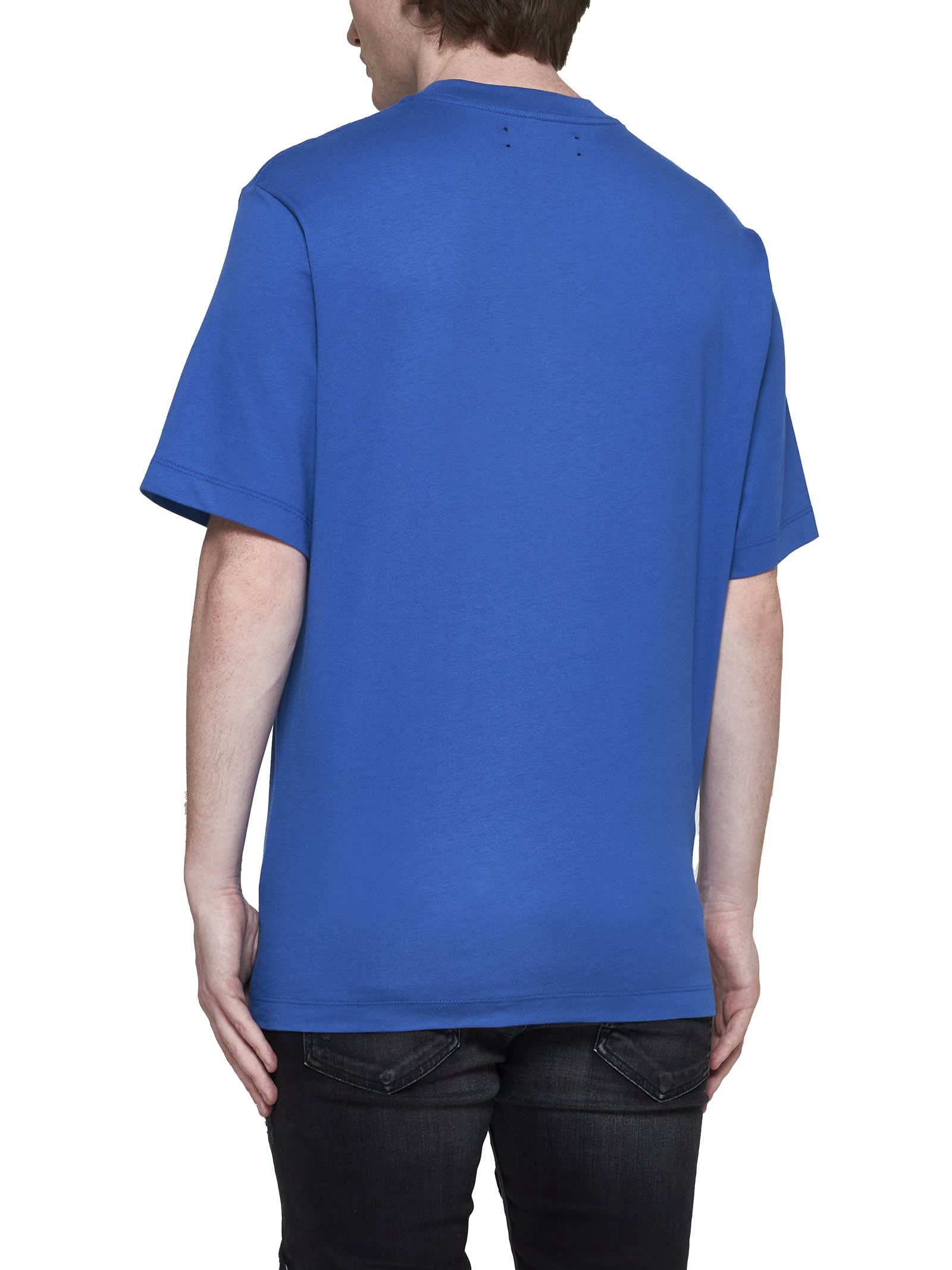 Shop Amiri T-shirt In Blue