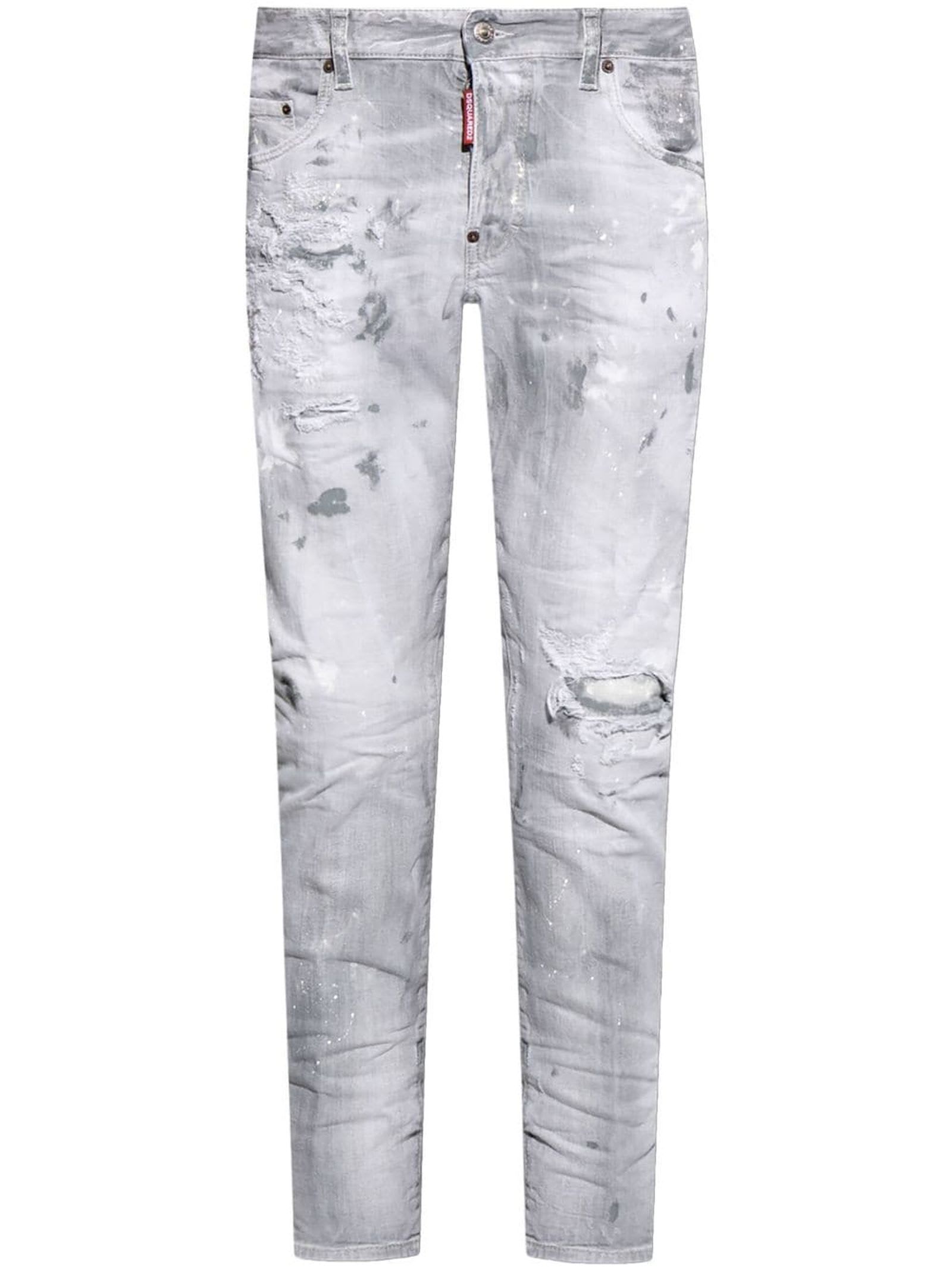 Shop Dsquared2 Jeans Grey