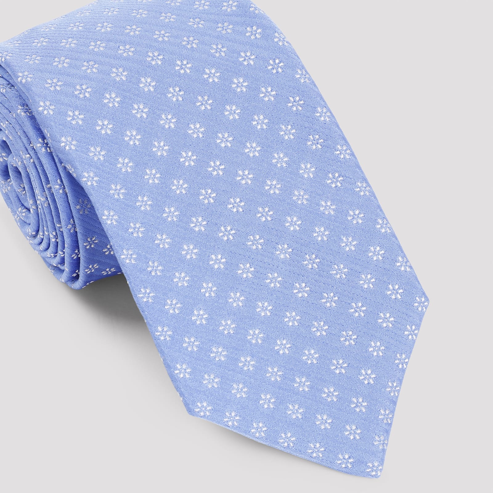 Shop Kiton Silk Tie In Azzurro