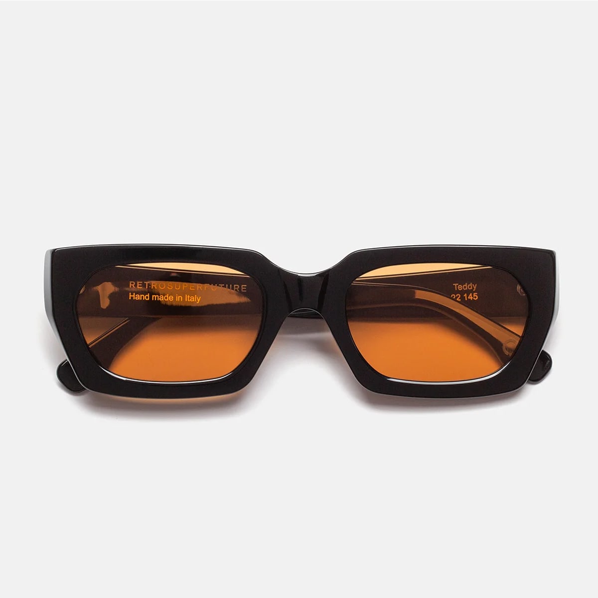 Teddy Refined Black Brown Sunglasses