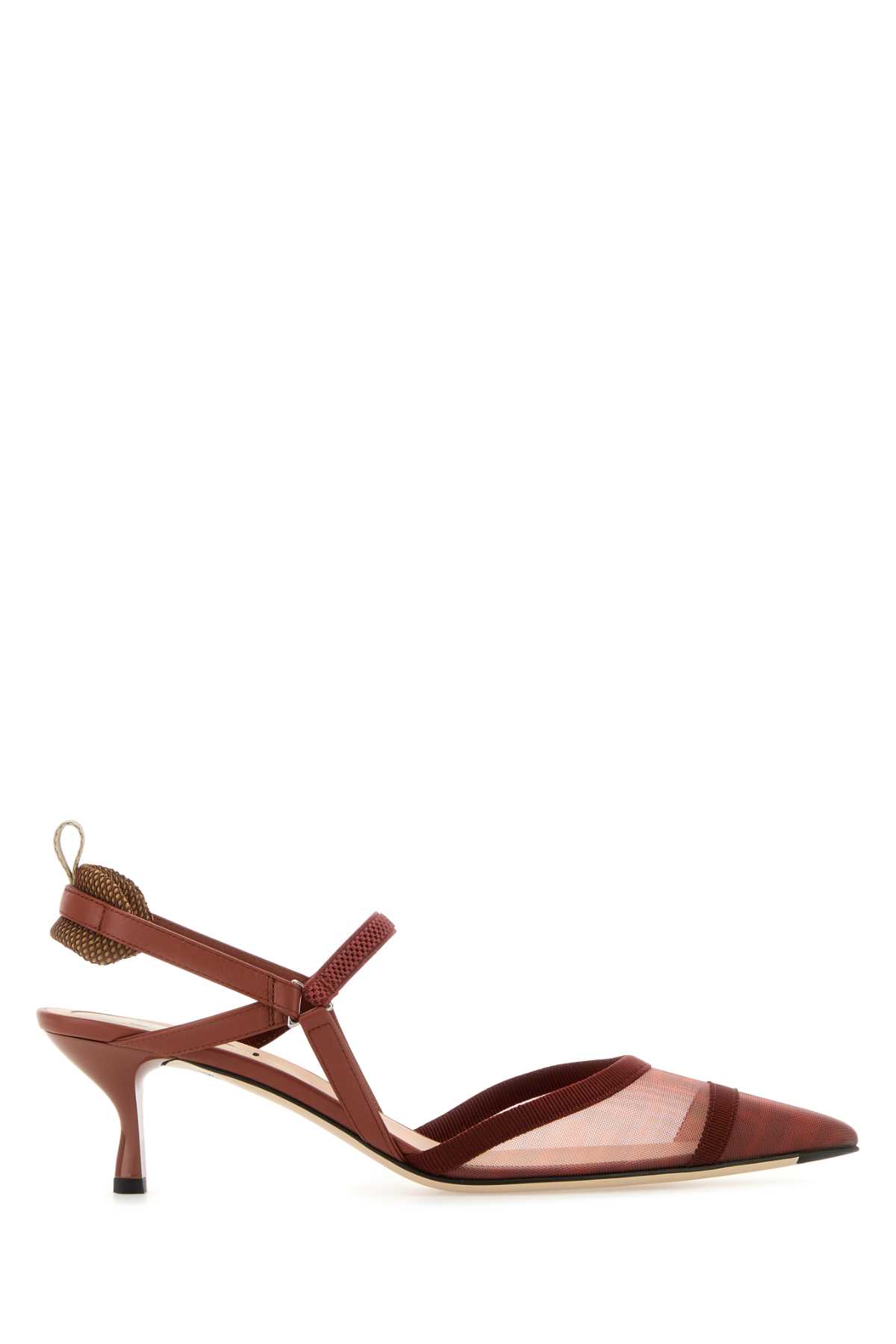 Fendi Printed Mesh Colibrã¬ Lite Pumps