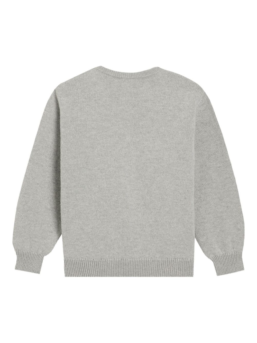 Dolce & Gabbana Kids Logo Sweater In Gray
