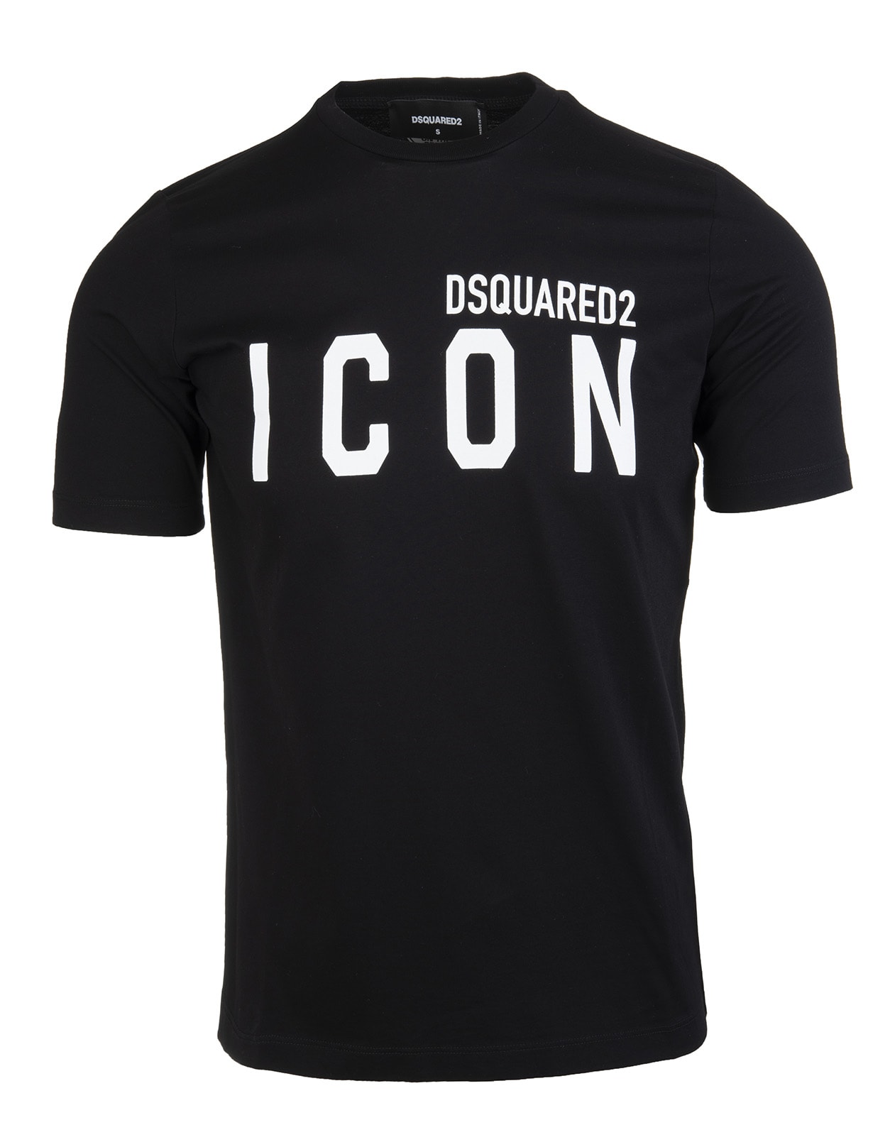 Dsquared2 Woman Black And White Icon T-shirt