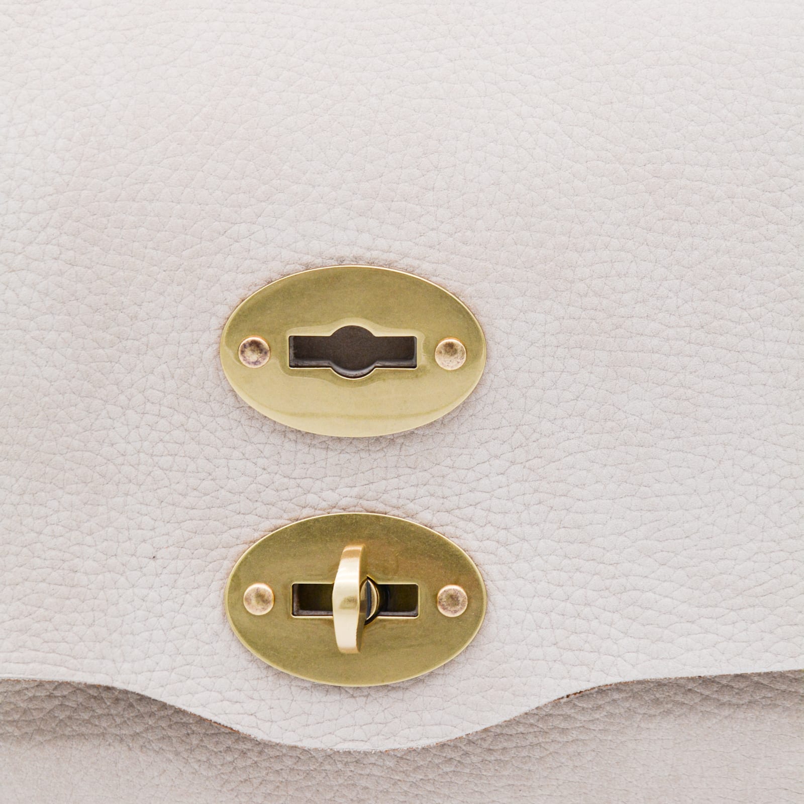 Zanellato Beige Leather Postina S Top Handle Bag