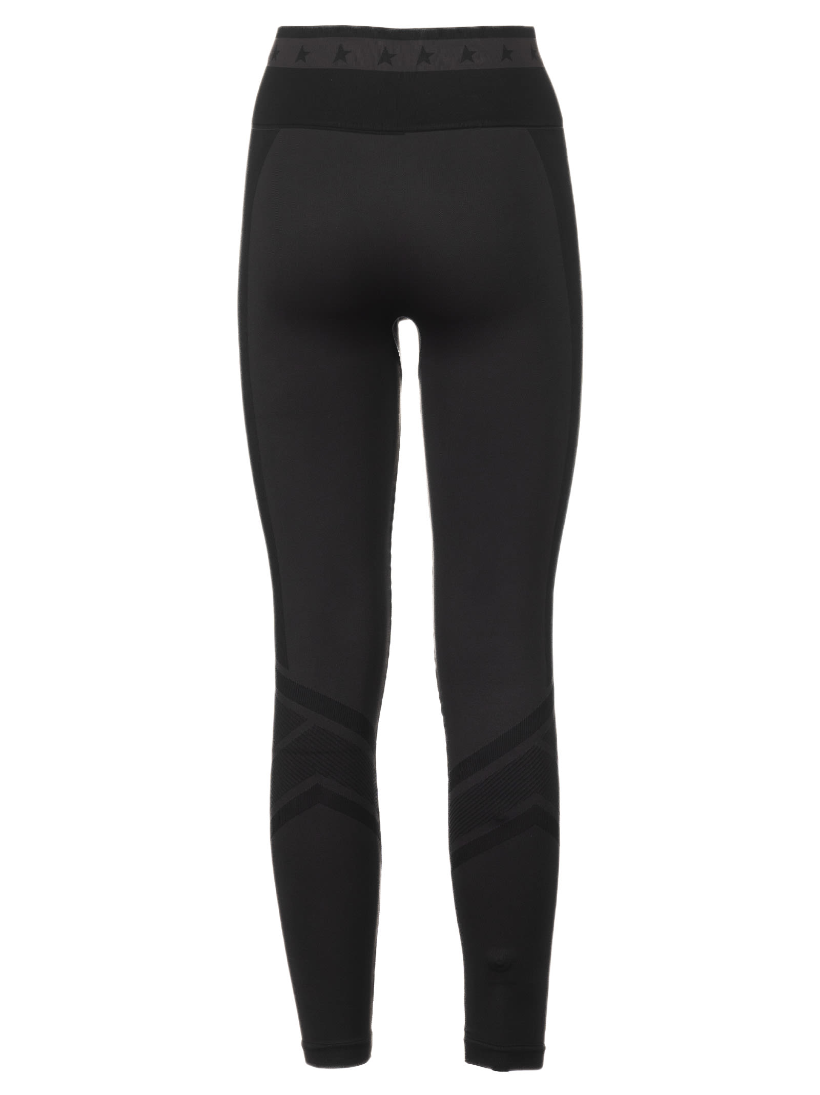 Shop Golden Goose Black Leggings In Nero