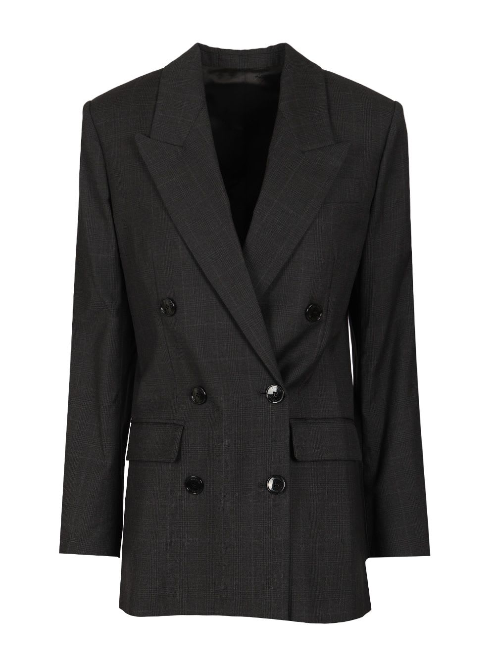Isabel Marant Women Jevima Wool Prince Of Wales Suit Jacket In Black