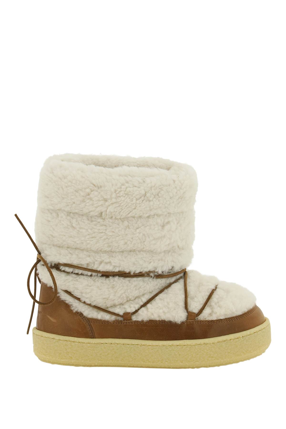 Isabel Marant Étoile Isabel Marant Toile Womens White Boots In Ecru (beige)