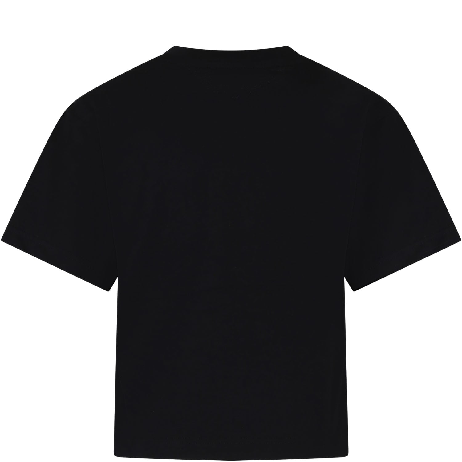 Shop Marc Jacobs Black T-shirt For Kids With Logo In Nero