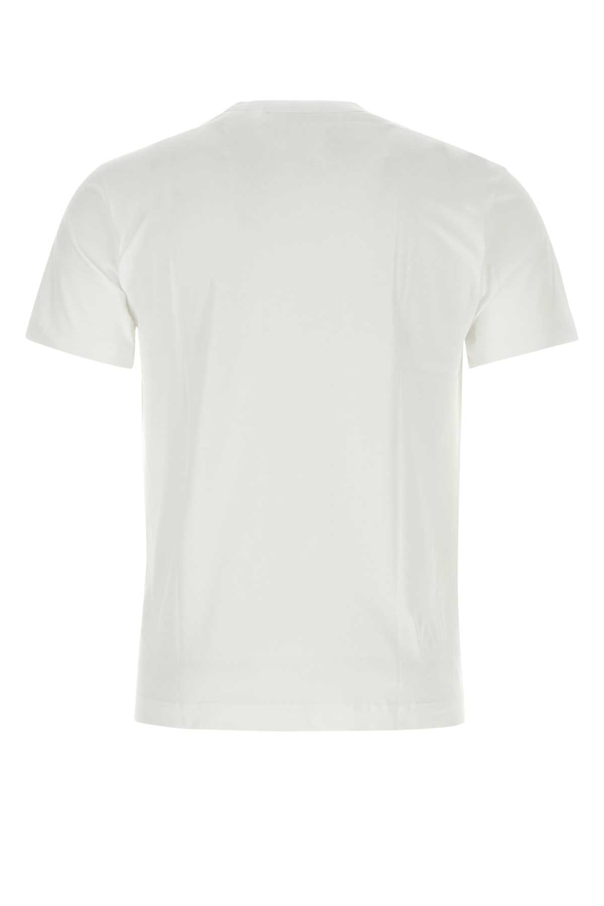 Comme Des Garçons Shirt White Cotton T-shirt