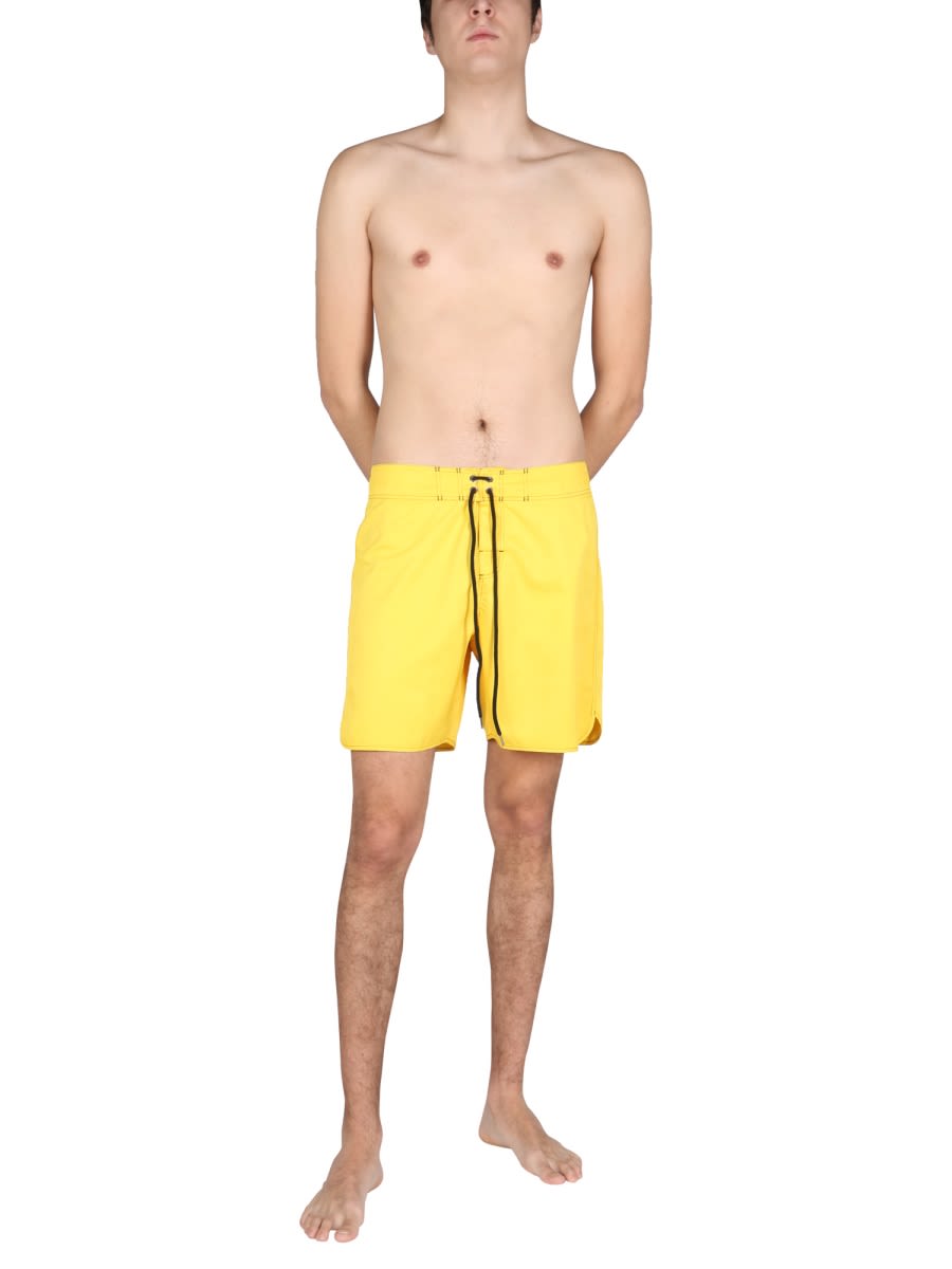 Shop Jil Sander Swimsuit In Yellow